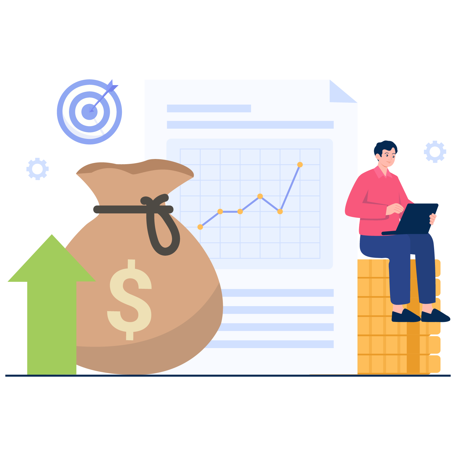 Arbitrage betting profit illustration